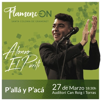 Alonso El Purili en el festival Flamenc-ON